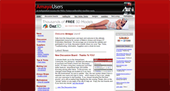 Desktop Screenshot of amayausers.com