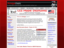Tablet Screenshot of amayausers.com
